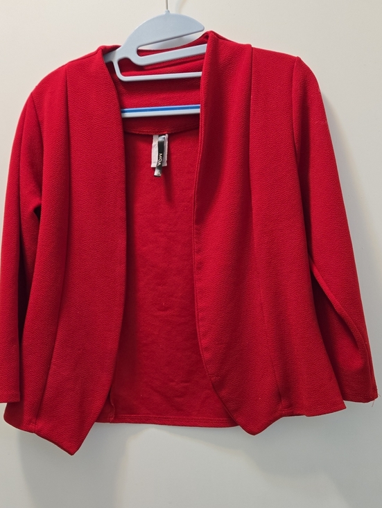 MOA USA Sweaters - MOA USA Red Open-Front Cardigan Jacket